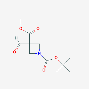 1-O-Tert-butyl 3-O-methyl 3-formylazetidine-1,3-dicarboxylate