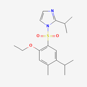 1-((2-ethoxy-5-isopropyl-4-methylphenyl)sulfonyl)-2-isopropyl-1H-imidazole
