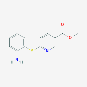 Methyl 6-[(2-aminophenyl)sulfanyl]nicotinate