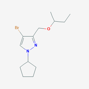 4-bromo-3-(sec-butoxymethyl)-1-cyclopentyl-1H-pyrazole