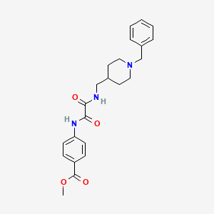Methyl 4-(2-(((1-benzylpiperidin-4-yl)methyl)amino)-2-oxoacetamido)benzoate