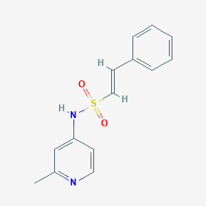 (E)-N-(2-Methylpyridin-4-YL)-2-phenylethenesulfonamide