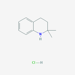 molecular formula C11H16ClN B2861316 2,2-Dimethyl-1,2,3,4-tetrahydroquinoline hydrochloride CAS No. 2253631-12-6
