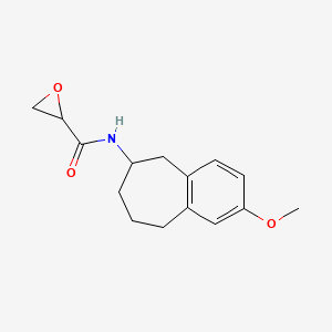 molecular formula C15H19NO3 B2861325 N-(2-Methoxy-6,7,8,9-tetrahydro-5H-benzo[7]annulen-6-yl)oxirane-2-carboxamide CAS No. 2411242-17-4