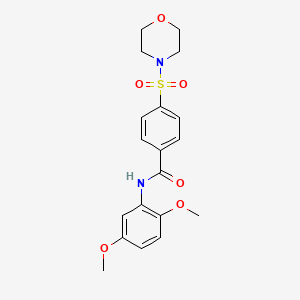 N-(2,5-Dimethoxy-phenyl)-4-(morpholine-4-sulfonyl)-benzamide