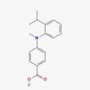 4-{Methyl[2-(propan-2-yl)phenyl]amino}benzoic acid