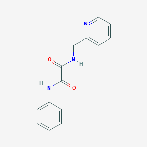 molecular formula C14H13N3O2 B2861371 N'-phenyl-N-[(pyridin-2-yl)methyl]ethanediamide CAS No. 352013-06-0