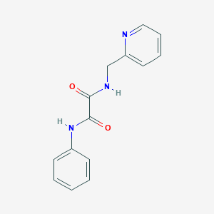 molecular formula C14H13N3O2 B2861371 N-phenyl-N-(2-pyridylmethyl)ethanediamide CAS No. 352013-06-0