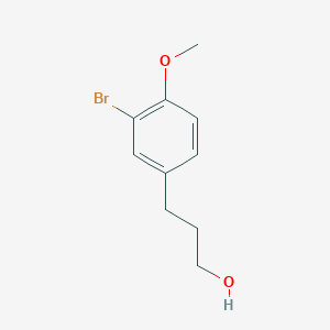 molecular formula C10H13BrO2 B2861397 3-(3-Bromo-4-methoxyphenyl)propan-1-ol CAS No. 1000530-47-1