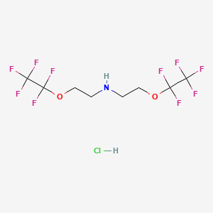 molecular formula C8H10ClF10NO2 B2861399 Bis[2-(pentafluoroethoxy)ethyl]amine hydrochloride CAS No. 1286744-00-0