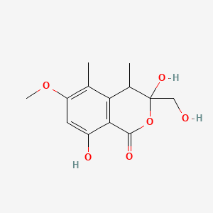 molecular formula C13H16O6 B2861427 Banksialactone A 