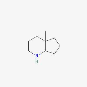 molecular formula C9H17N B2861498 4A-甲基八氢-1H-环戊并[b]吡啶 CAS No. 1783699-49-9