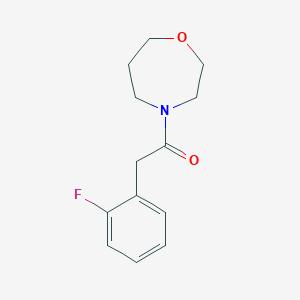 2-(2-Fluorophenyl)-1-(1,4-oxazepan-4-yl)ethan-1-one