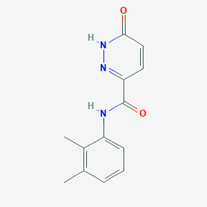 molecular formula C13H13N3O2 B2861588 N-(2,3-dimethylphenyl)-6-oxo-1,6-dihydropyridazine-3-carboxamide CAS No. 848212-79-3