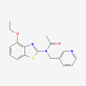 N-(4-ethoxybenzo[d]thiazol-2-yl)-N-(pyridin-3-ylmethyl)acetamide