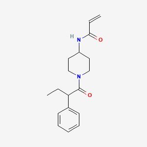 N-[1-(2-Phenylbutanoyl)piperidin-4-yl]prop-2-enamide