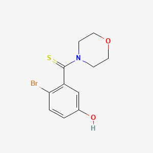(2-Bromo-5-hydroxyphenyl)(morpholino)methanethione