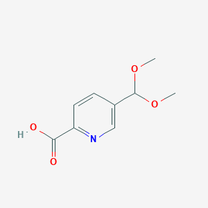 5-(Dimethoxymethyl)pyridine-2-carboxylic acid