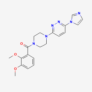 (4-(6-(1H-imidazol-1-yl)pyridazin-3-yl)piperazin-1-yl)(2,3-dimethoxyphenyl)methanone