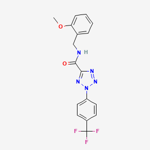 N-(2-methoxybenzyl)-2-(4-(trifluoromethyl)phenyl)-2H-tetrazole-5-carboxamide