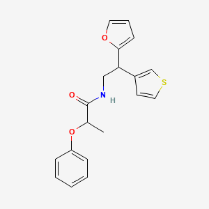 N-(2-(furan-2-yl)-2-(thiophen-3-yl)ethyl)-2-phenoxypropanamide