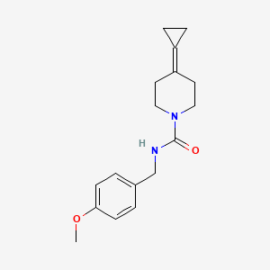 4-cyclopropylidene-N-(4-methoxybenzyl)piperidine-1-carboxamide