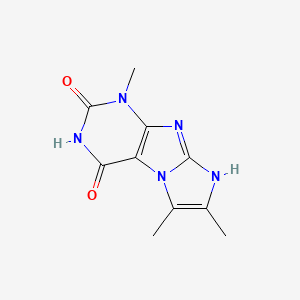 1,6,7-Trimethyl-1,3,5-trihydro-4-imidazolino[1,2-h]purine-2,4-dione