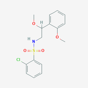 2-chloro-N-(2-methoxy-2-(2-methoxyphenyl)ethyl)benzenesulfonamide