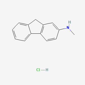 N-methyl-9H-fluoren-2-amine hydrochloride