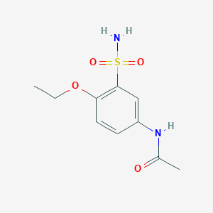 molecular formula C10H14N2O4S B2861681 N-(4-ethoxy-3-sulfamoylphenyl)acetamide CAS No. 953731-81-2