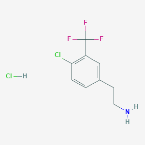 2-(4-Chloro-3-trifluoromethyl-phenyl)-ethylamine hydrochloride