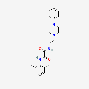 N1-mesityl-N2-(2-(4-phenylpiperazin-1-yl)ethyl)oxalamide