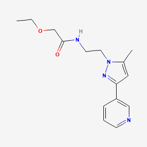 2-ethoxy-N-(2-(5-methyl-3-(pyridin-3-yl)-1H-pyrazol-1-yl)ethyl)acetamide