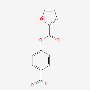 molecular formula C12H8O4 B2861819 4-甲酰苯基 2-呋喃酸酯 CAS No. 75350-30-0