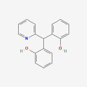 molecular formula C18H15NO2 B2861824 2,2'-(Pyridin-2-ylmethylene)diphenol CAS No. 16985-07-2