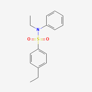 molecular formula C16H19NO2S B2861831 N,4-diethyl-N-phenylbenzenesulfonamide CAS No. 325780-17-4