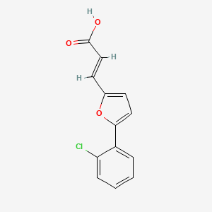 B2861851 3-[5-(2-Chlorophenyl)-2-furyl]acrylic acid CAS No. 1354707-75-7; 58110-39-7
