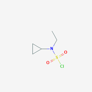 molecular formula C5H10ClNO2S B2861895 N-环丙基-N-乙基磺酰氯 CAS No. 1094786-72-7