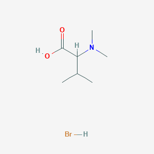 molecular formula C7H16BrNO2 B2861901 2-(Dimethylamino)-3-methylbutanoic acid hydrobromide CAS No. 1485818-01-6