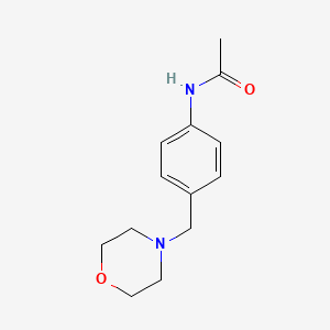 molecular formula C13H18N2O2 B2862191 N-{4-[(morpholin-4-yl)methyl]phenyl}acetamide CAS No. 415933-46-9