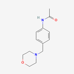 N-[4-(morpholin-4-ylmethyl)phenyl]acetamide