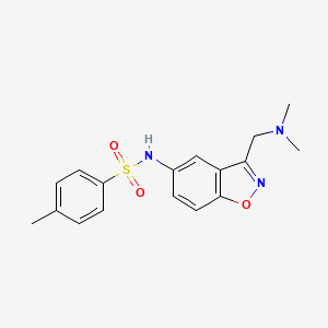 N-[3-[(Dimethylamino)methyl]-1,2-benzoxazol-5-yl]-4-methylbenzenesulfonamide