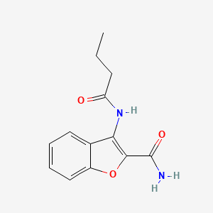 3-Butyramidobenzofuran-2-carboxamide