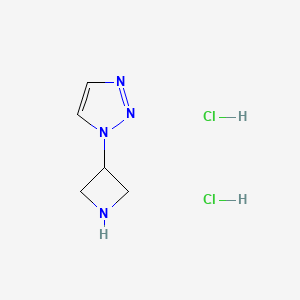 1-(Azetidin-3-yl)-1H-1,2,3-triazole dihydrochloride