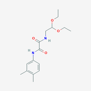 N-(2,2-diethoxyethyl)-N'-(3,4-dimethylphenyl)oxamide
