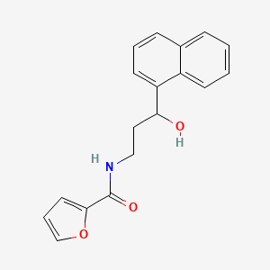 N-(3-hydroxy-3-(naphthalen-1-yl)propyl)furan-2-carboxamide