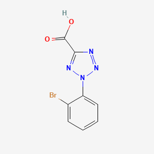 molecular formula C8H5BrN4O2 B2862279 2-(2-Bromophenyl)tetrazole-5-carboxylic acid CAS No. 1368837-90-4