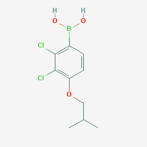 molecular formula C10H13BCl2O3 B2862284 2,3-Dichloro-4-isobutoxyphenylboronic acid CAS No. 2096329-79-0