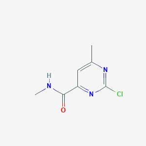 2-Chloro-N,6-dimethylpyrimidine-4-carboxamide