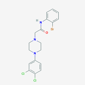 N-(2-bromophenyl)-2-[4-(3,4-dichlorophenyl)piperazin-1-yl]acetamide
